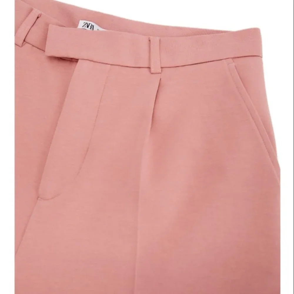 ZARA PLEATED SUIT SHORTS | 1608/309 - Picture 2 of 4